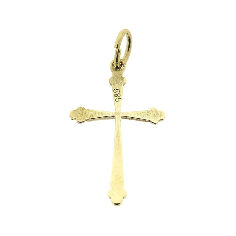Image 3 of Gold pendant of a cross