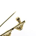 Image 6 of Antique gold brooch with garnet.