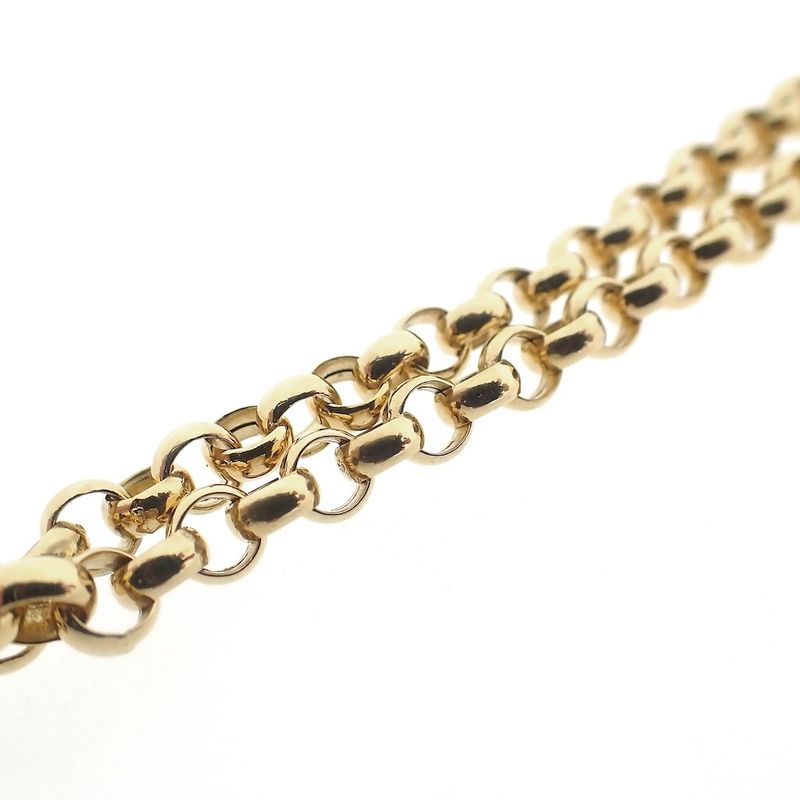 Image 4 of Gold jasseron link chain | 45 cm