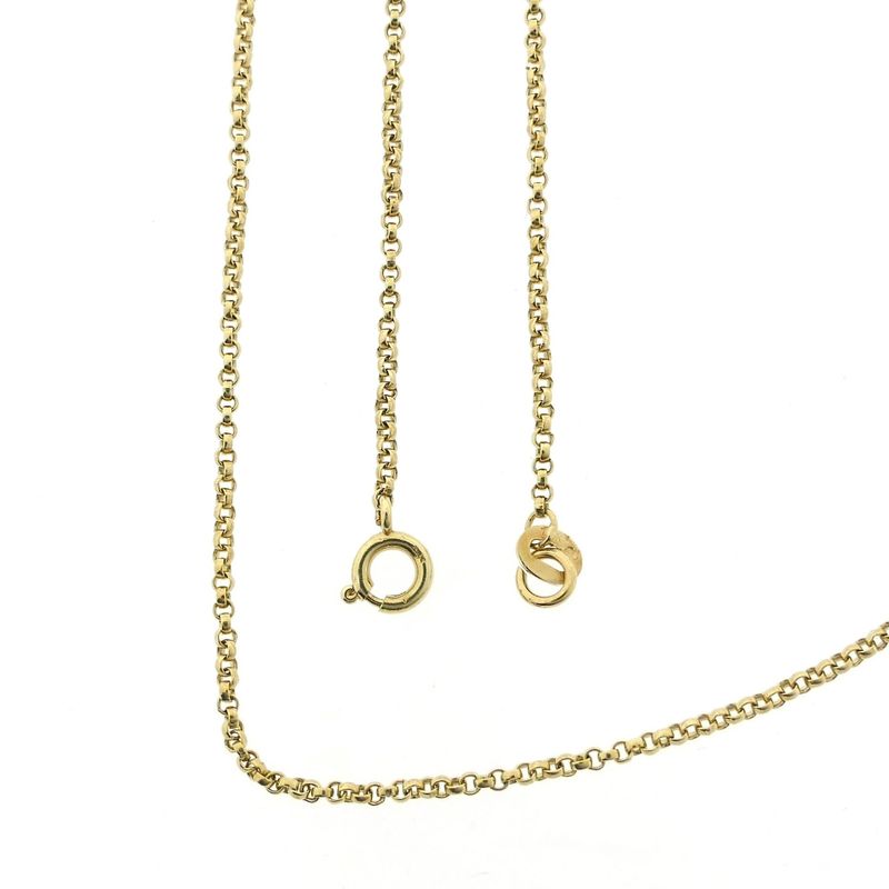 Image 1 of Golden Jasseron Link Necklace