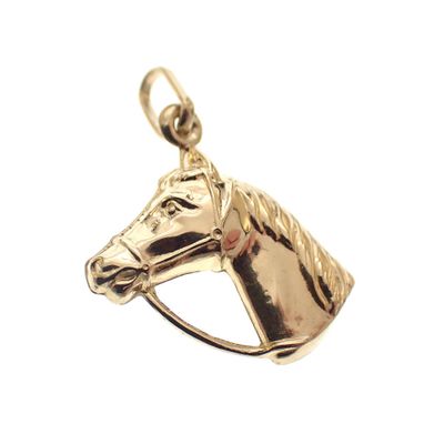 Image 2 of Gold pendant of a horse
