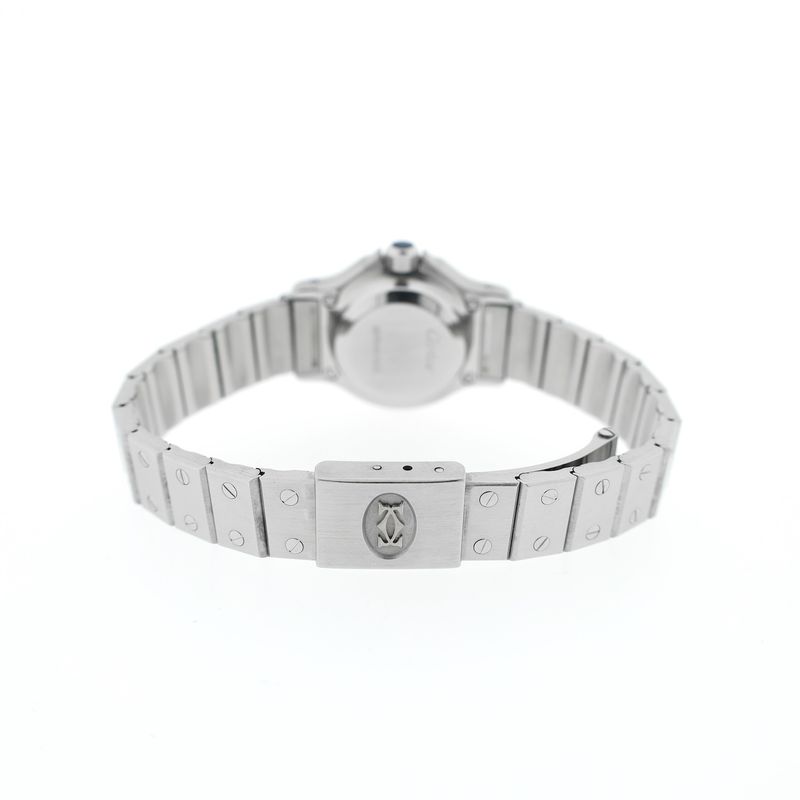 Image 15 of Cartier Santos Octagon Automatic 0906; Vintage ladies watch