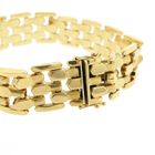 Image 5 of Gold tank link bracelet.