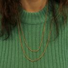 Image 9 of Antique jasseron link chain/sautoir | 146 cm