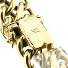 Afbeelding 3 van Gouden Franse gourmetschakel armband