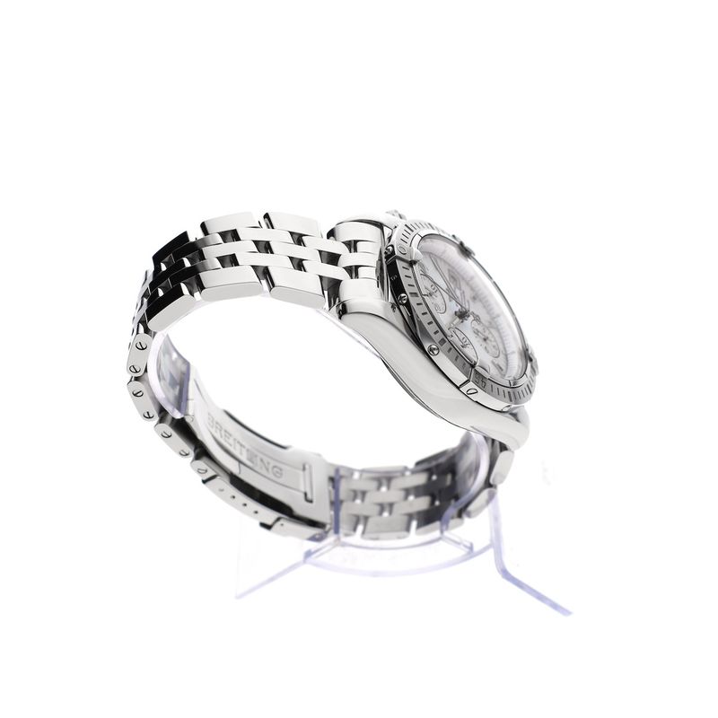 Image 20 of Breitling Chronomat Evolution 'Mother of Pearl' A13356; Chronograph men's watch