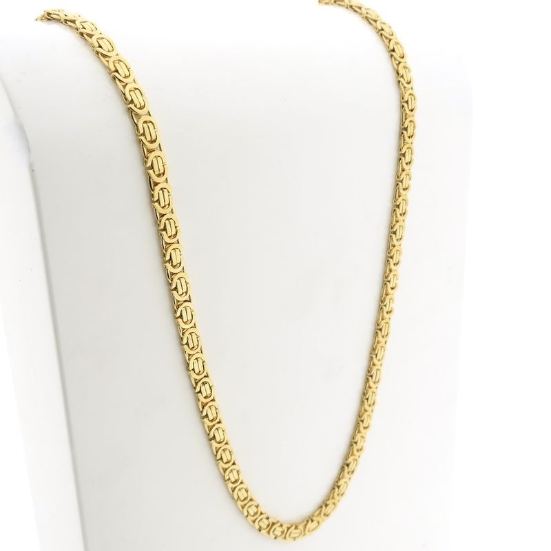 Image 3 of Exclusive long gold flat king chain | 60 cm