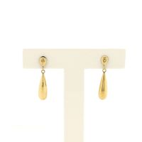 Gold cone earrings
