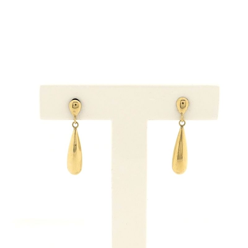 Image 1 of Gold cone earrings