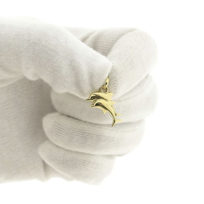 Image 9 of Golden dolphin pendant