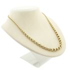 Image 3 of Gold jasseron link necklace | 46 cm