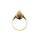 Image 5 of Vintage gold ring with carnelian bandagate