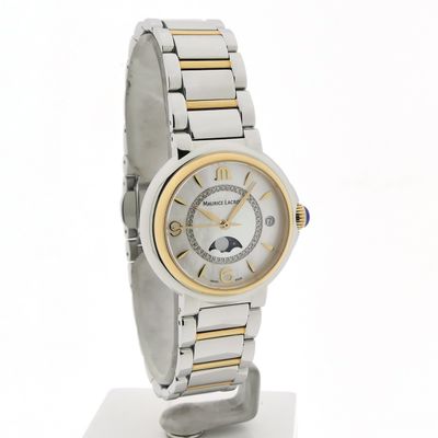Image 2 of Maurice Lacroix Fiaba FA1084; Bi-color women's watch with diamonds and moon phase