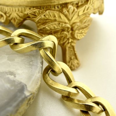 Image 2 of 18 carat gold gourmet link bracelet