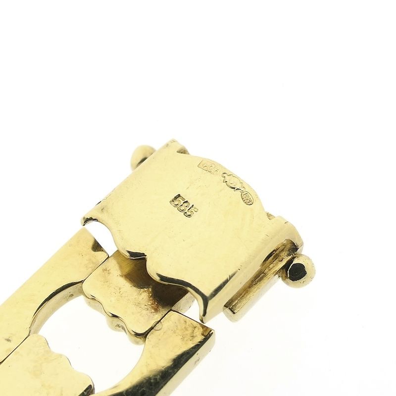 Image 5 of Gold Bismarck link bracelet