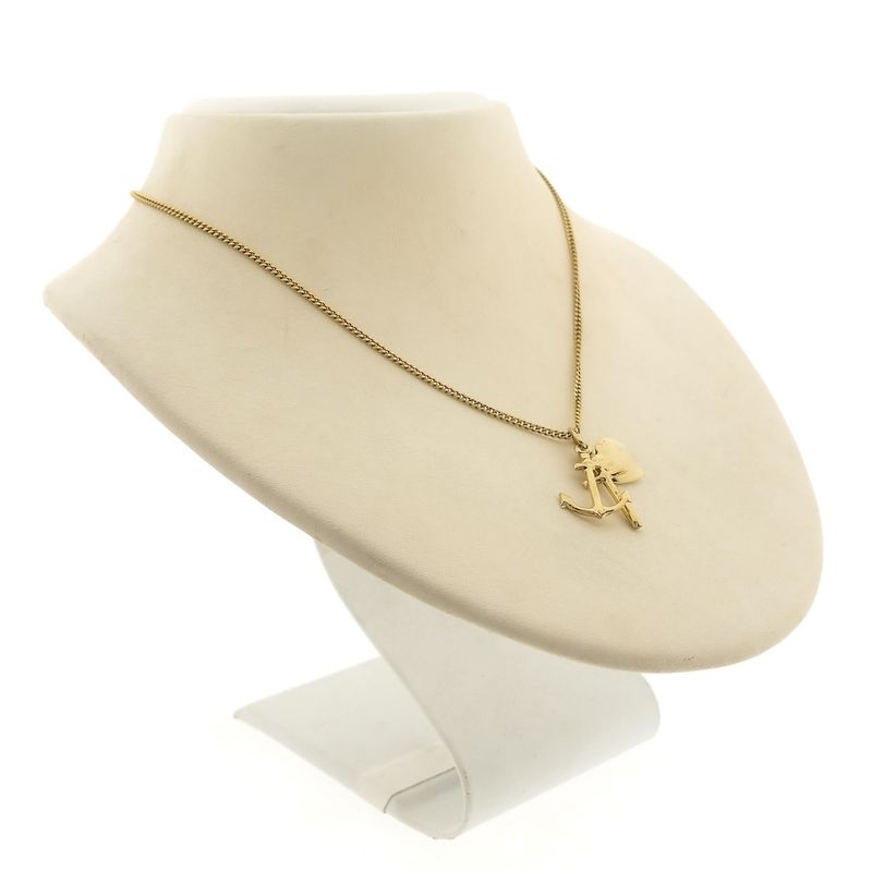 Image 5 of Gold pendant; Faith, hope, and love