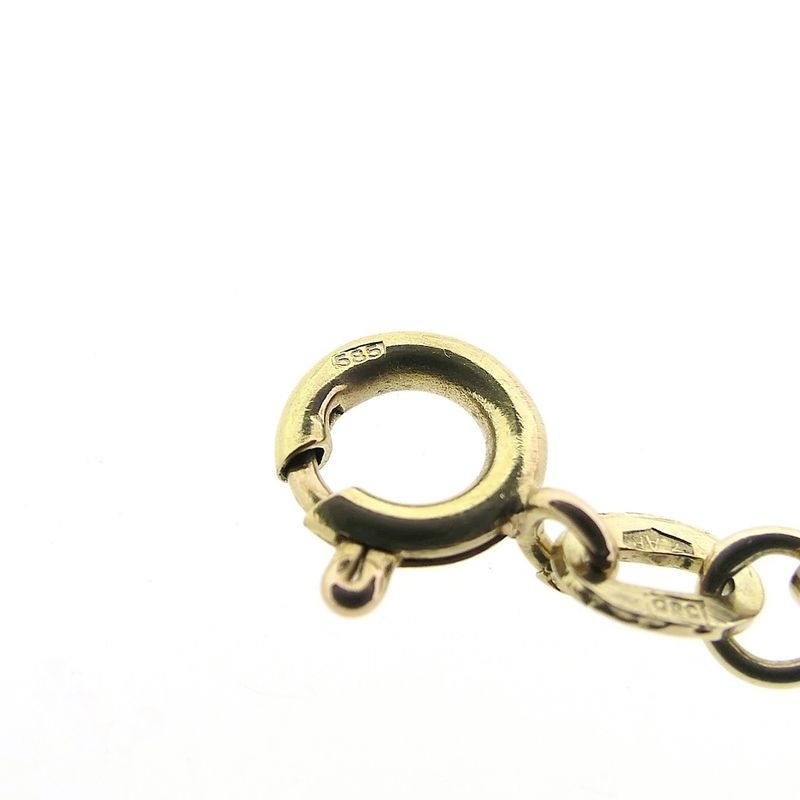 Image 6 of Gold bracelet with pearls | 19.5 cm