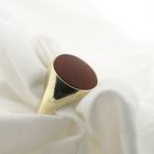 Image 7 of Gold men's ring with carnelian