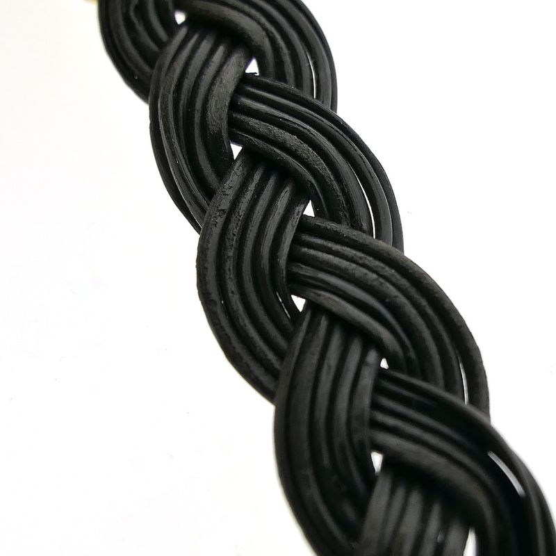 Image 7 of 18K Gold Bracelet with Elephant Hair | 22 cm