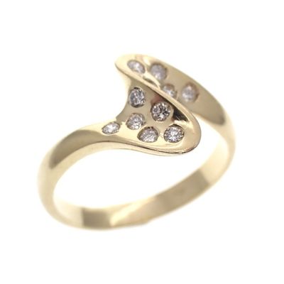 Image 1 of 18K Gold ring with diamonds | 0.30 ct.