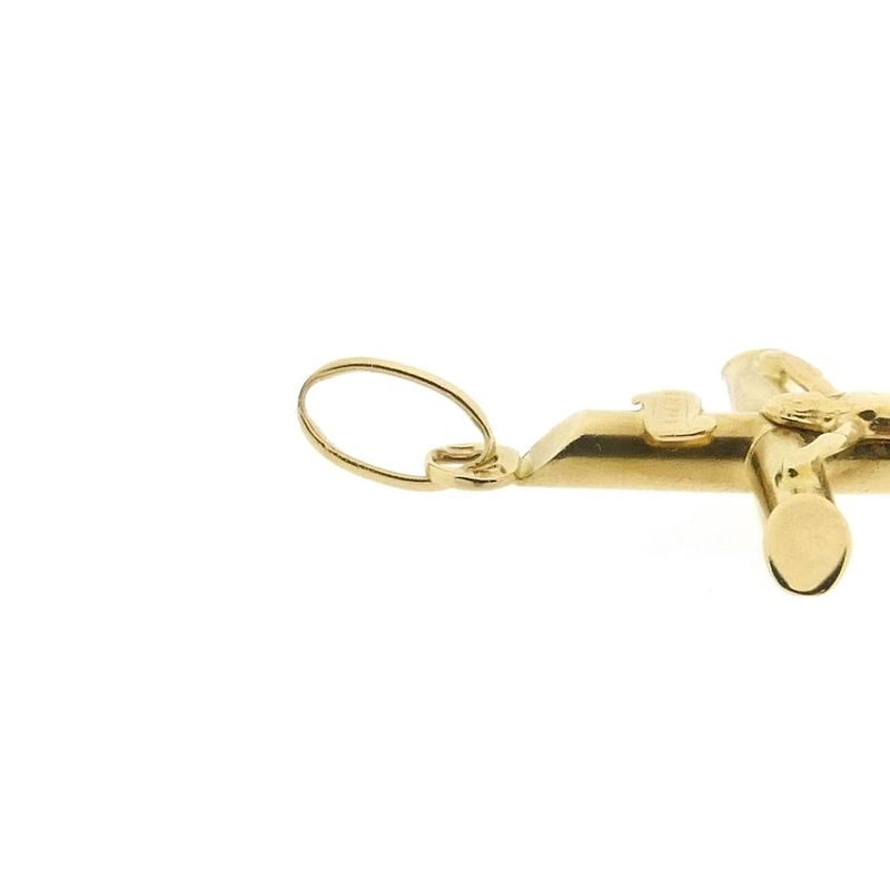 Image 12 of 19.2 ct gold pendant of a cross with corpus | INRI