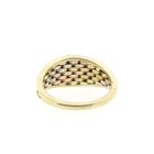 Image 4 of Tricolor gold woven ring
