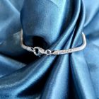 Image 6 of Silver snake link bracelet | 18 cm