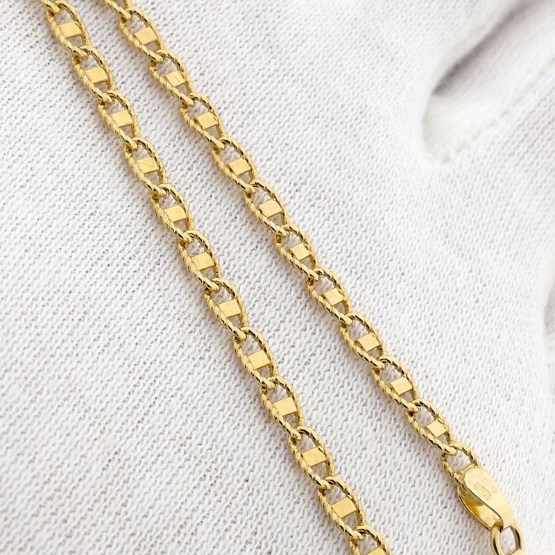 Image 9 of Gold Marine Link Bracelet