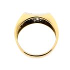 Image 6 of Gold ring with diamonds; 0.18 ct.