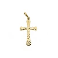 Gold pendant of a cross