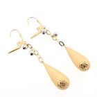 Image 6 of Two-tone gold earrings
