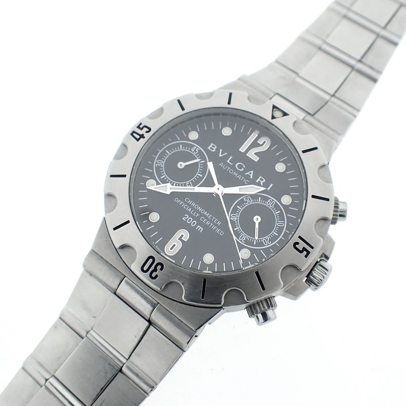 Image 4 of Bvlgari Diagono SCB38S; Chronograph watch