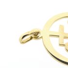 Image 6 of Gold pendant; Faith, hope, and love