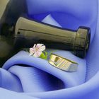 Image 2 of Gold men's ring with diamond | 0.005 ct.