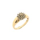 Image 1 of Gold ring pavé set with diamonds | 0.095 ct.