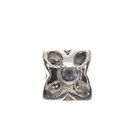 Image 4 of Pandora charm; Silver; Zirconia Flower
