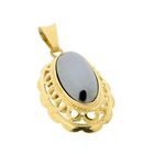 Image 3 of Gold pendant with hematite