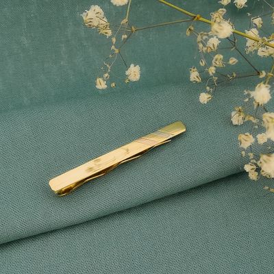 Image 2 of Tricolor Gold tie slide