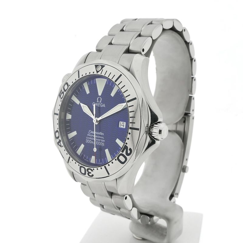 Image 3 of Omega Seamaster 300m 'Electric Blue' 2255.80.00; Automatic men's diving watch