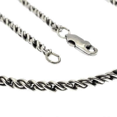 Image 2 of Silver cable chain | 45 cm