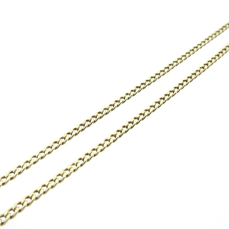 Image 3 of Gold gourmet link chain | 56.5 cm
