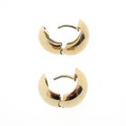 Image 5 of Gold wide earrings | Ø 14.5 mm