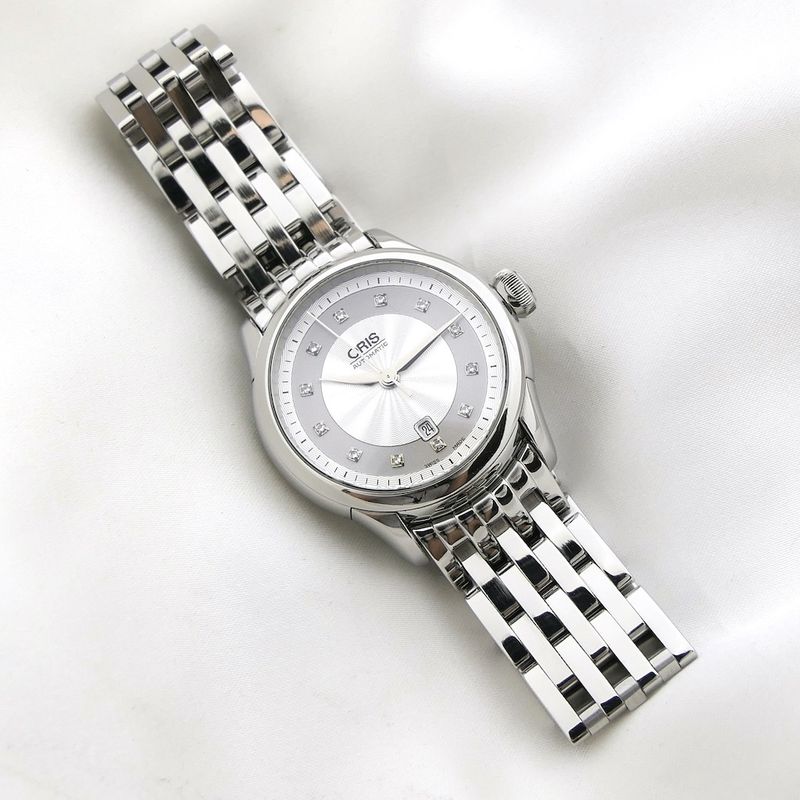 Image 12 of Oris Artelier Date 'Diamonds'; Automatic women's watch