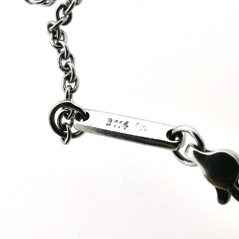 Image 5 of White gold necklace with fixed pendant and diamonds; approx. 2.10 ct.