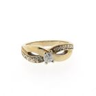 Image 3 of Vintage gold ring with diamond | 0.26 ct.