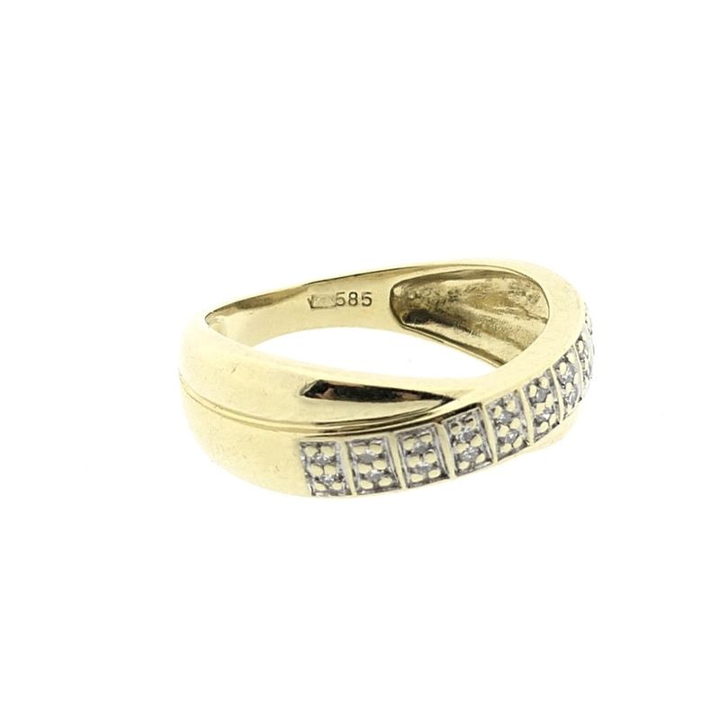 Image 5 of Gold ring with diamond | 0.09 ct.