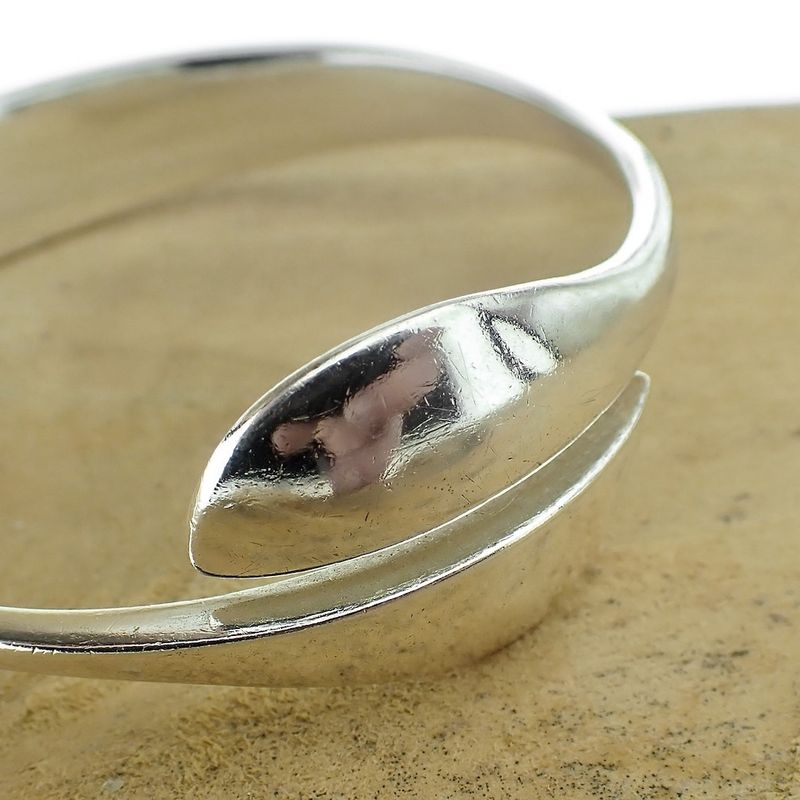 Image 6 of Silver solid bracelet | Ø 63 mm