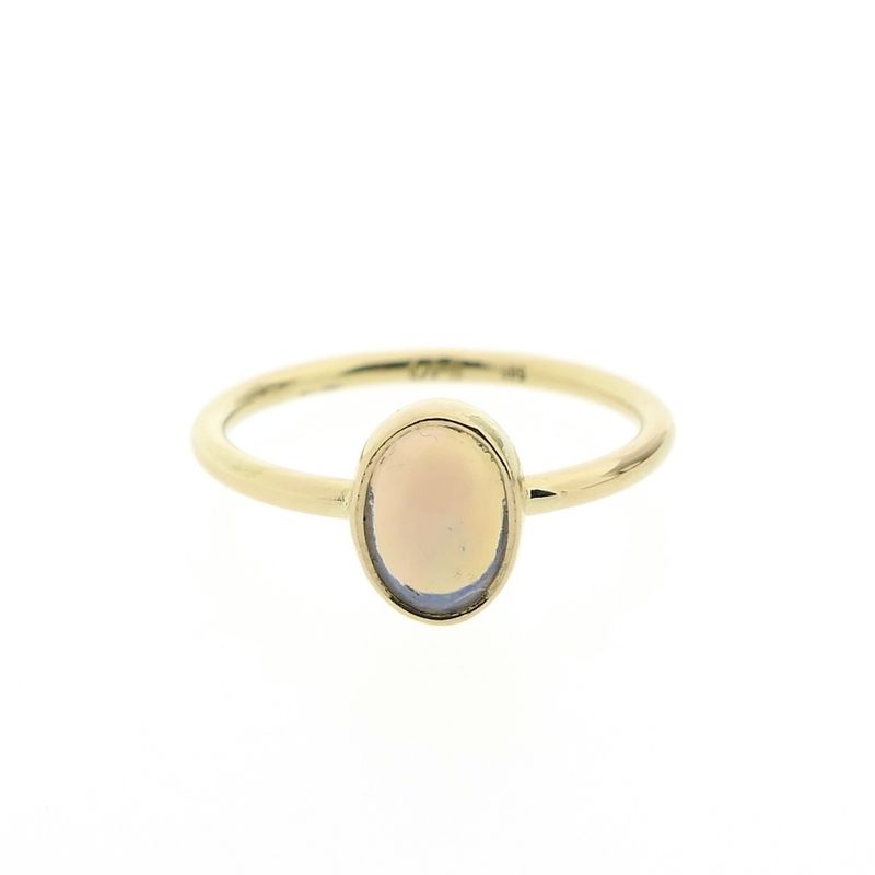 Image 3 of Gold ring with precious opal