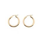 Image 3 of Gold subtle earrings | Ø 19.4 mm