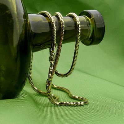 Image 2 of 14 Karat Gold Snake Chain Necklace - 46 cm